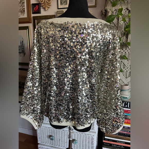 Rachel Zoe sequins top - Picture 3 of 7